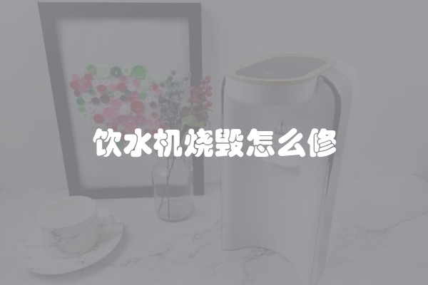 饮水机烧毁怎么修