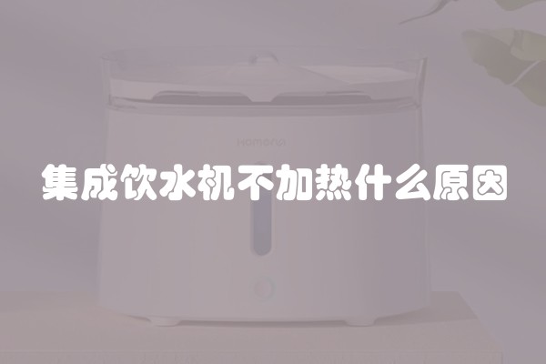 集成饮水机不加热什么原因