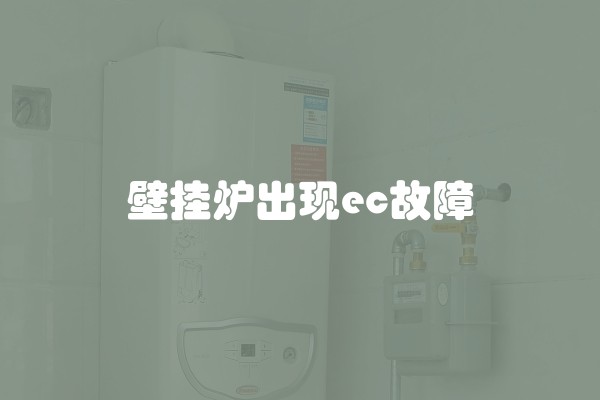 壁挂炉出现ec故障