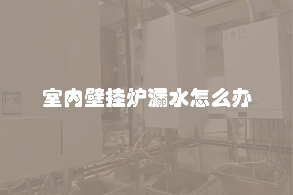 室内壁挂炉漏水怎么办