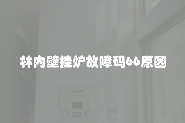 林内壁挂炉故障码66原因
