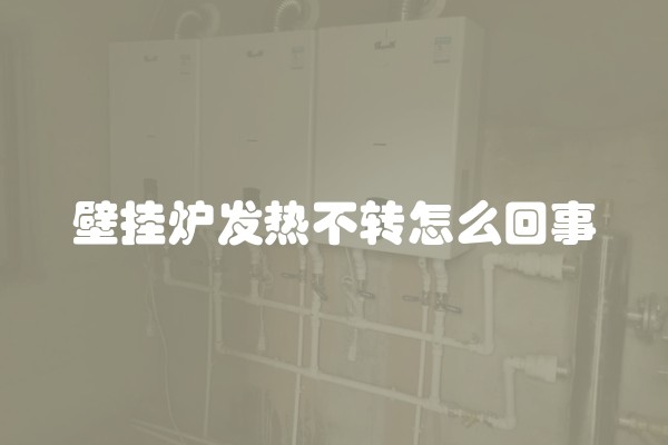 壁挂炉发热不转怎么回事