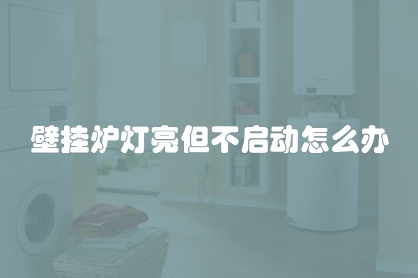 壁挂炉灯亮但不启动怎么办