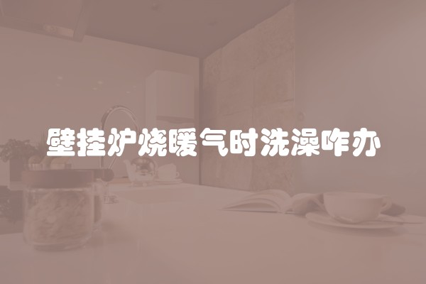 壁挂炉烧暖气时洗澡咋办