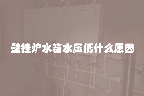 壁挂炉水箱水压低什么原因