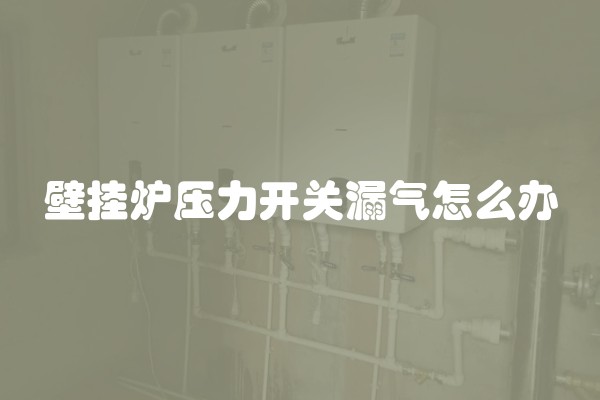 壁挂炉压力开关漏气怎么办