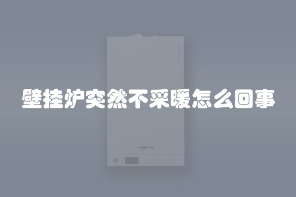 壁挂炉突然不采暖怎么回事