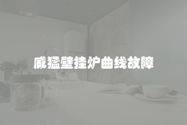 威猛壁挂炉曲线故障