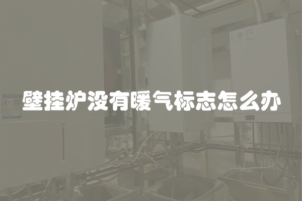 壁挂炉没有暖气标志怎么办