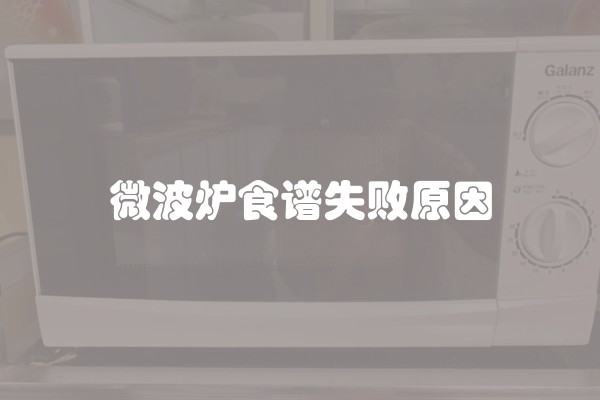 微波炉食谱失败原因