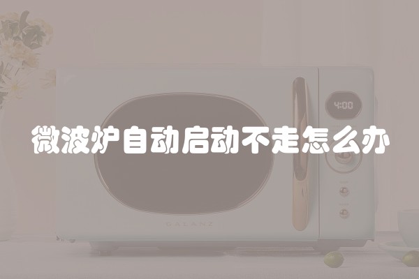 微波炉自动启动不走怎么办