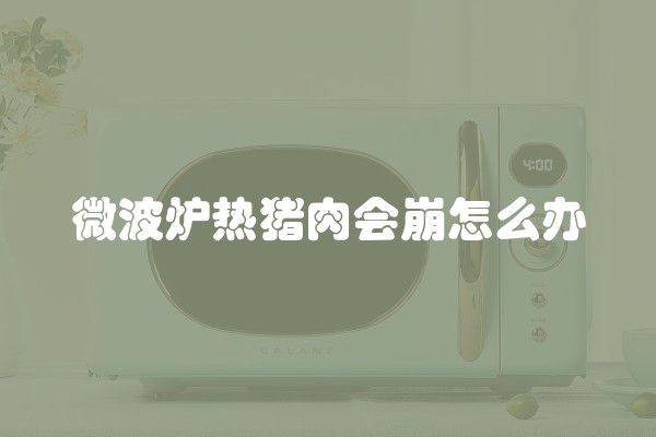 微波炉热猪肉会崩怎么办