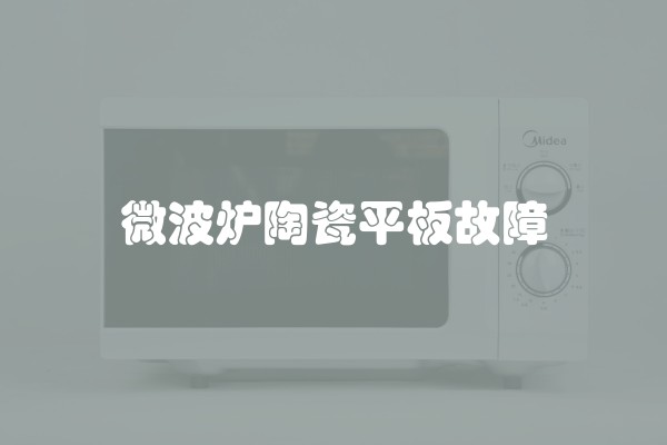 微波炉陶瓷平板故障