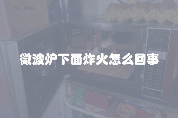 微波炉下面炸火怎么回事