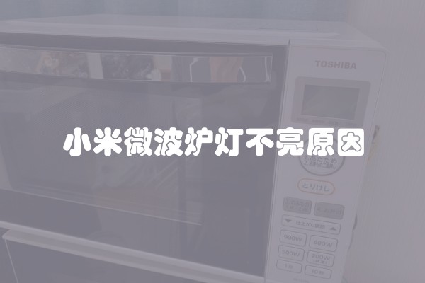 小米微波炉灯不亮原因