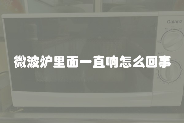 微波炉里面一直响怎么回事
