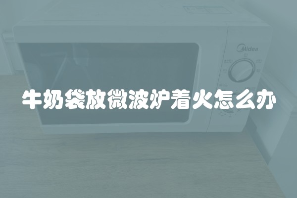 牛奶袋放微波炉着火怎么办