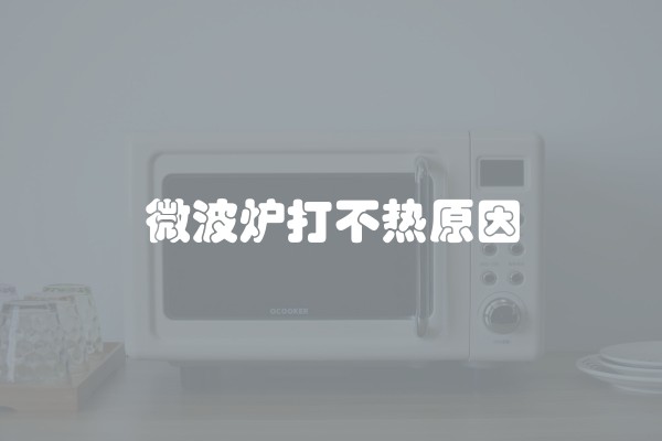 微波炉打不热原因