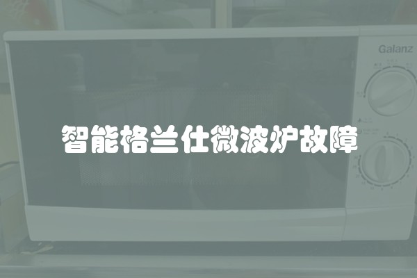 智能格兰仕微波炉故障