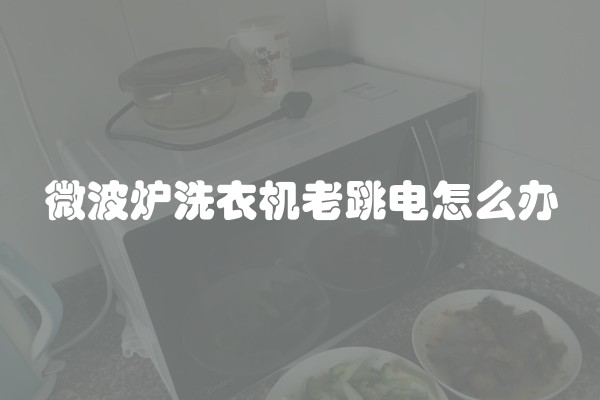 微波炉洗衣机老跳电怎么办