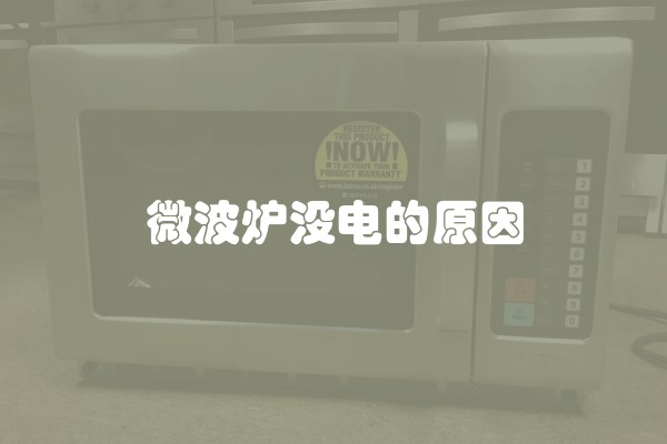 微波炉没电的原因