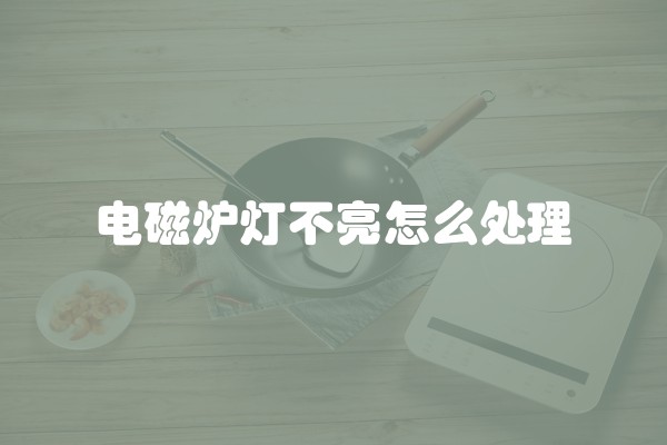 电磁炉灯不亮怎么处理