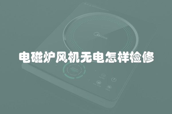 电磁炉风机无电怎样检修