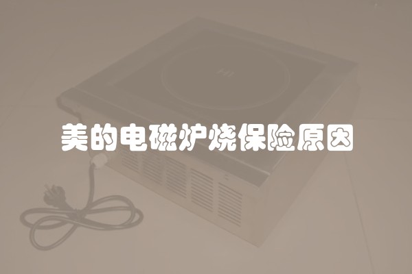 美的电磁炉烧保险原因