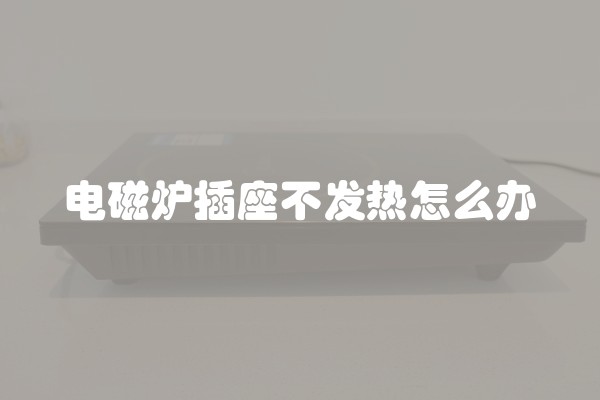 电磁炉插座不发热怎么办