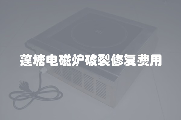 莲塘电磁炉破裂修复费用