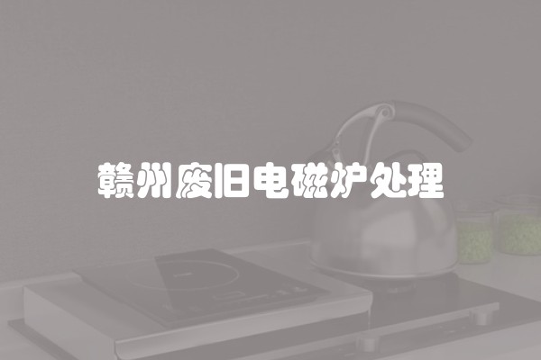 赣州废旧电磁炉处理