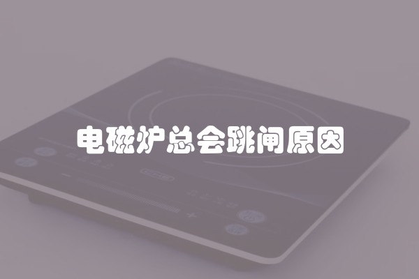 电磁炉总会跳闸原因