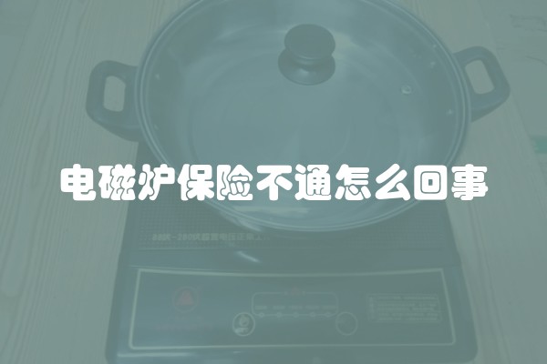 电磁炉保险不通怎么回事