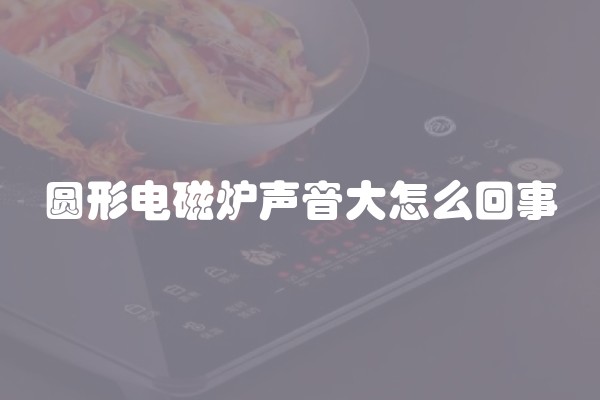 圆形电磁炉声音大怎么回事