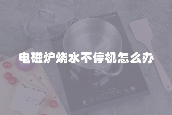 电磁炉烧水不停机怎么办