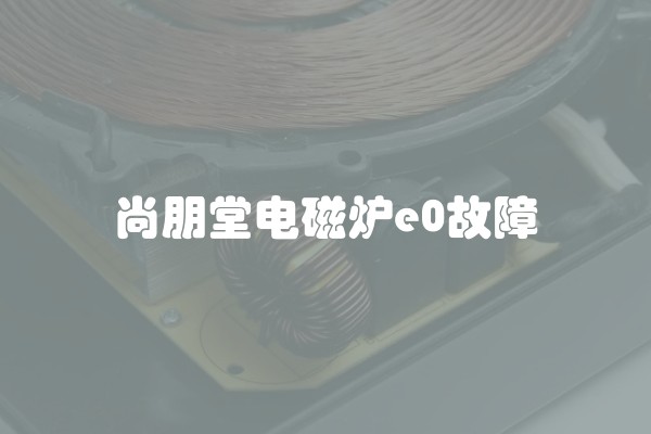 尚朋堂电磁炉e0故障