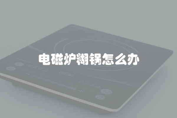 电磁炉糊锅怎么办