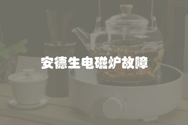 安德生电磁炉故障