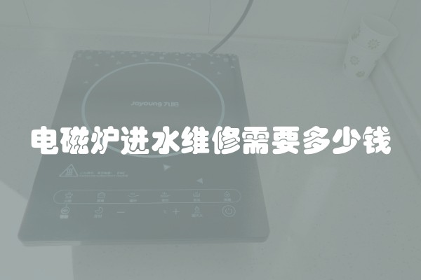 电磁炉进水维修需要多少钱