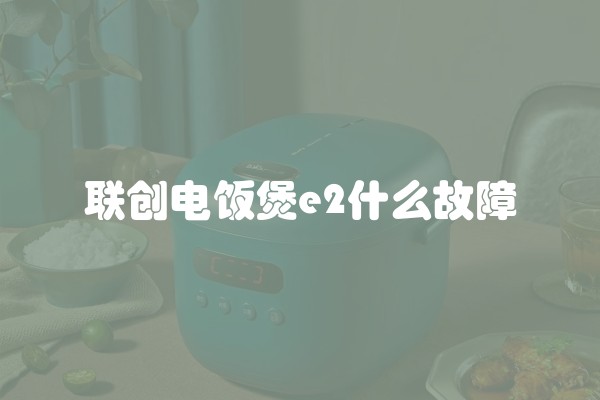 联创电饭煲e2什么故障