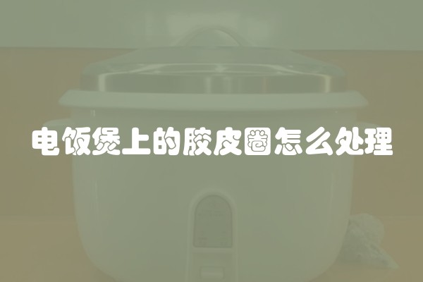 电饭煲上的胶皮圈怎么处理