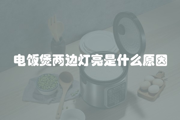 电饭煲两边灯亮是什么原因