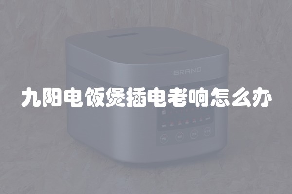 九阳电饭煲插电老响怎么办