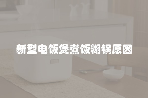 新型电饭煲煮饭糊锅原因
