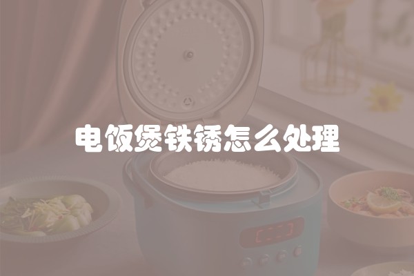 电饭煲铁锈怎么处理