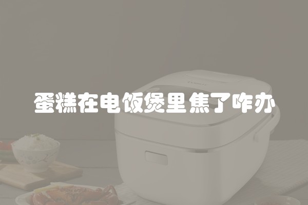 蛋糕在电饭煲里焦了咋办