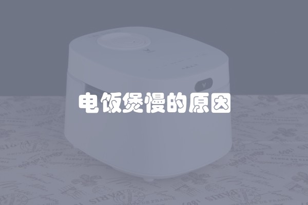 电饭煲慢的原因