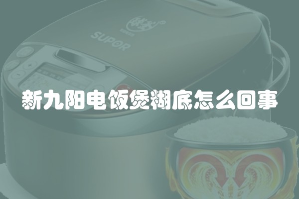 新九阳电饭煲糊底怎么回事