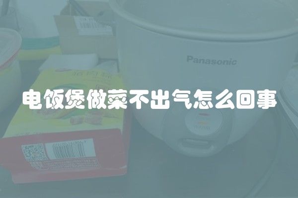 电饭煲做菜不出气怎么回事