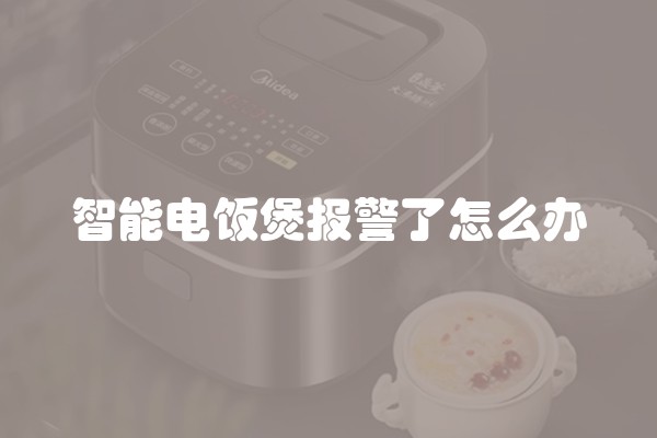 智能电饭煲报警了怎么办